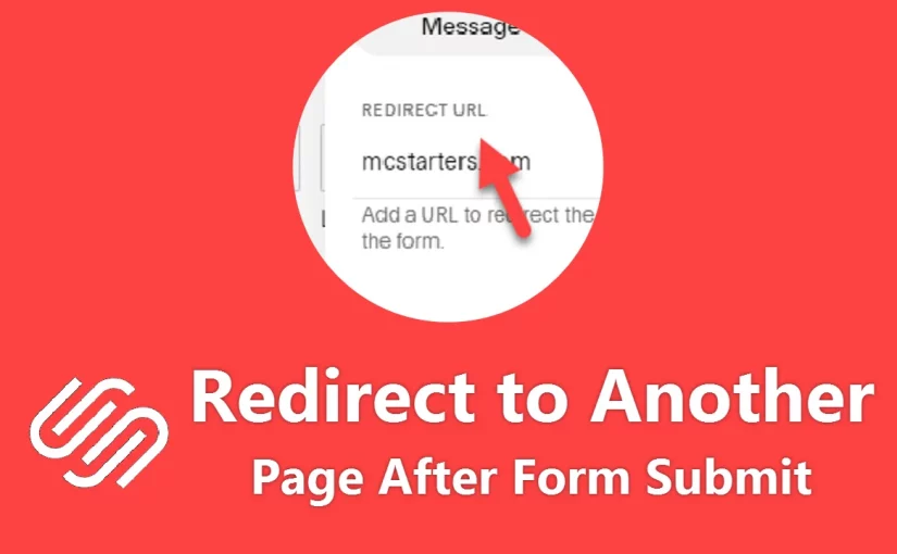 How to Redirect to another page after form submit Squarespace