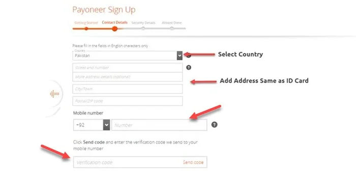 Payoneer-Contact-Details