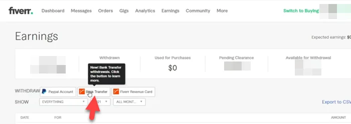 link payoneer into fiverr