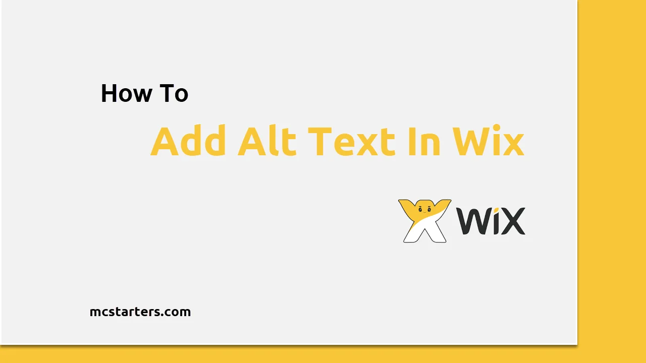 Best Way to add Alt Text in Wix For Good SEO