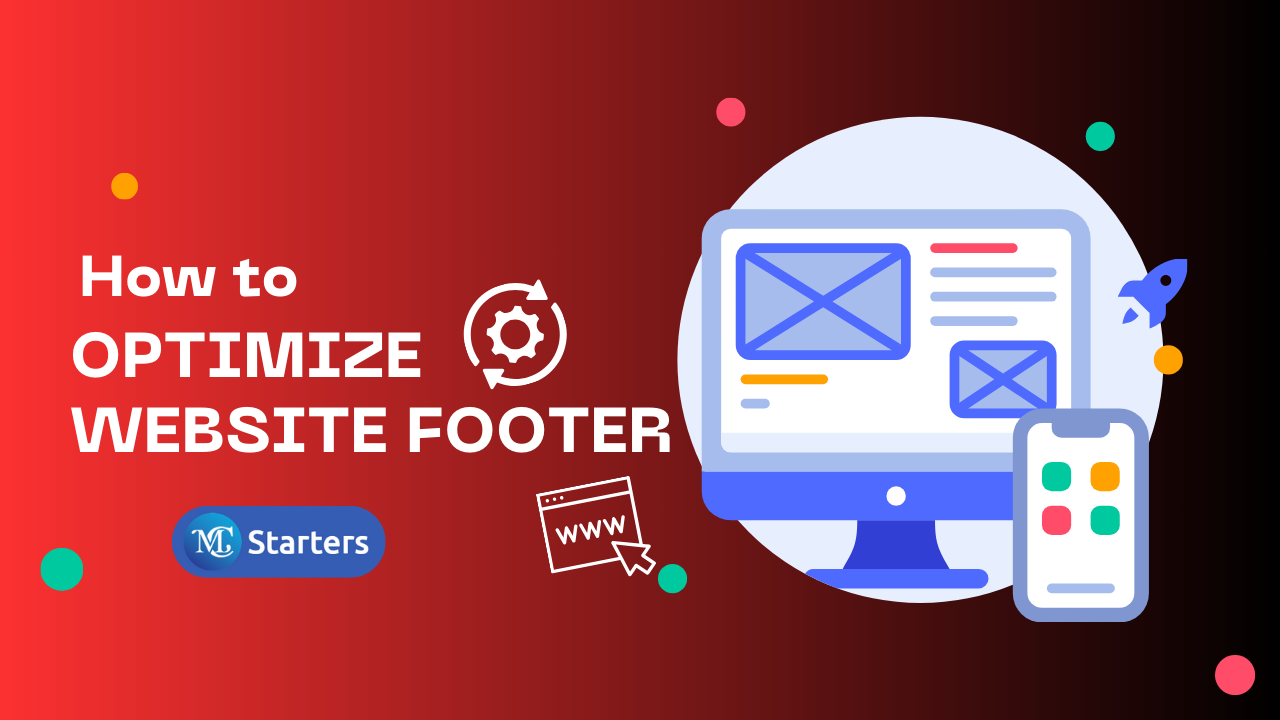 Optimize Website Footer