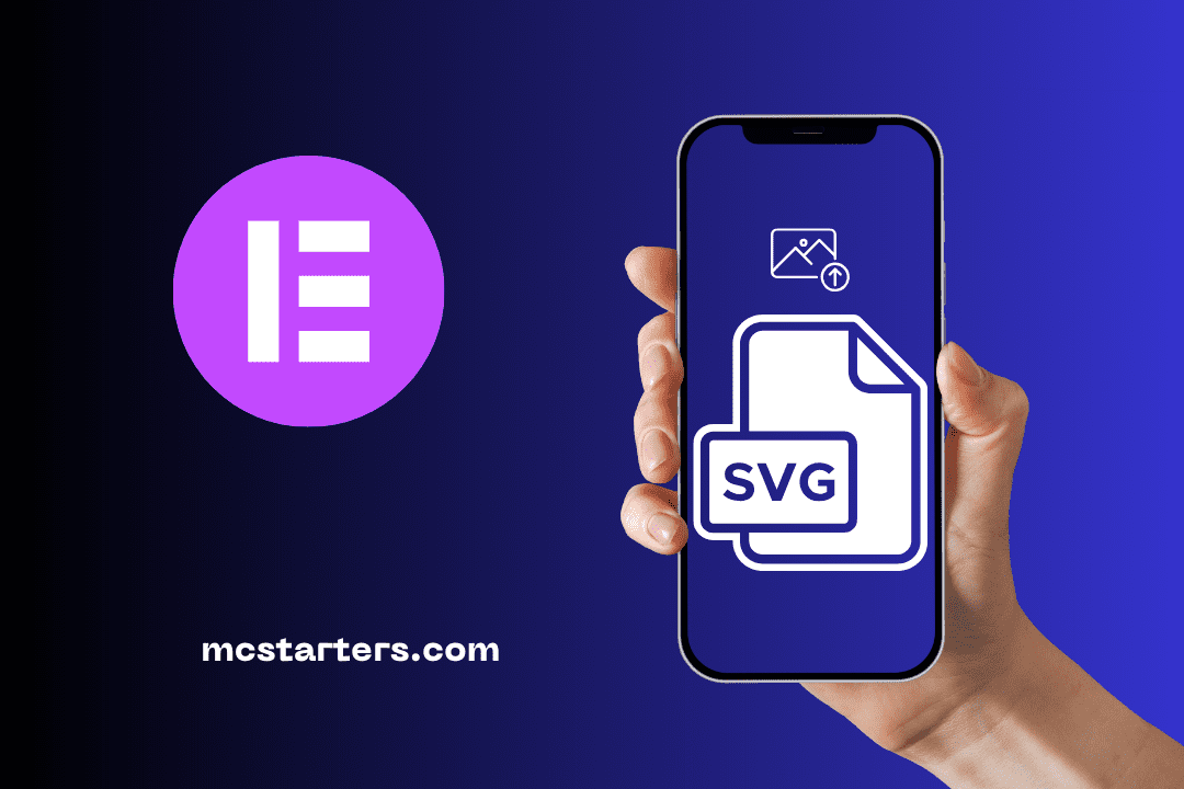 How to Upload SVG In Elementor?