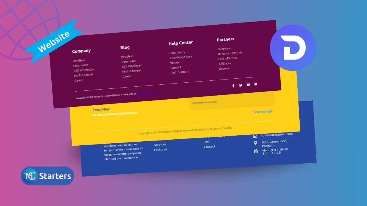 Divi Footer Inspiration: Examples and Ideas for Your Website