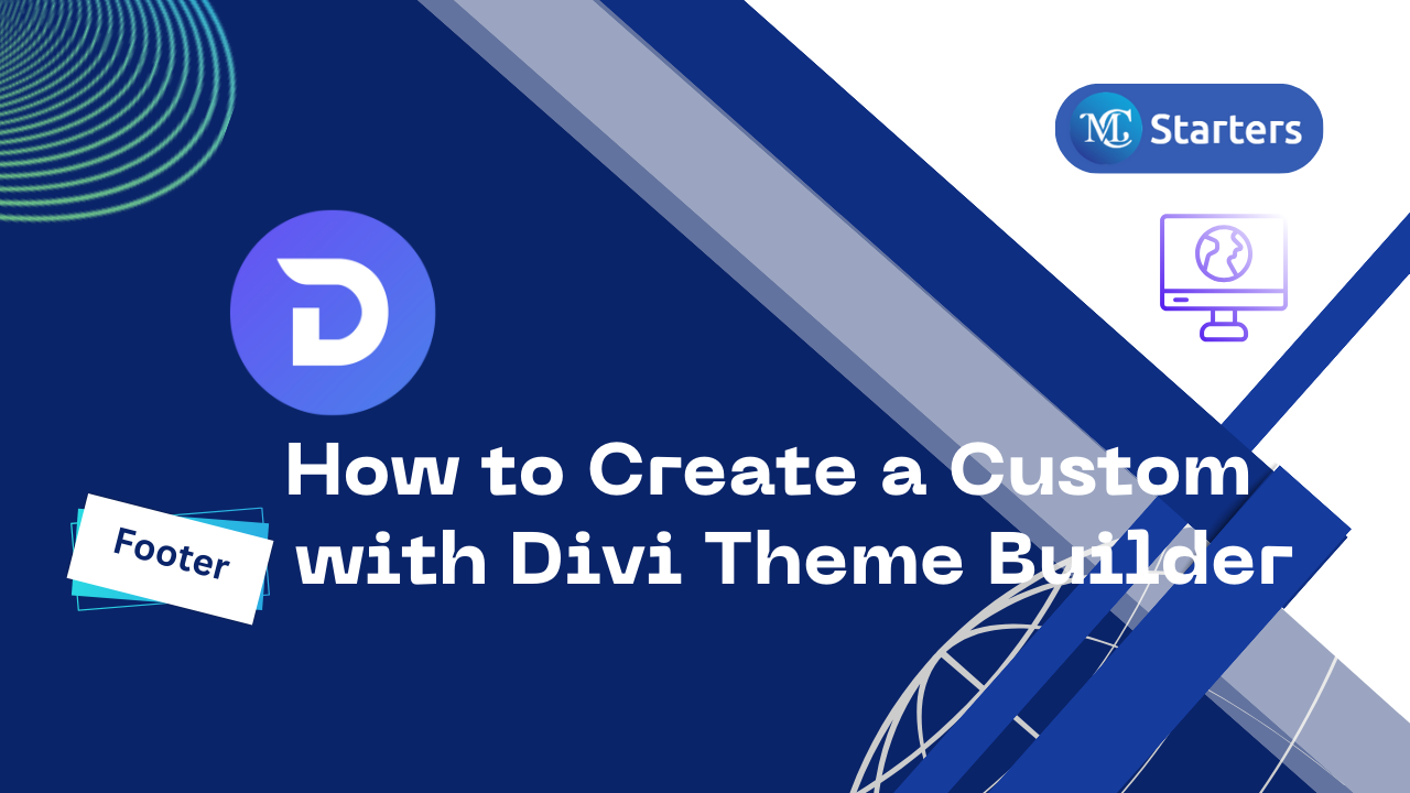 Custom Footer with Divi Theme Builder