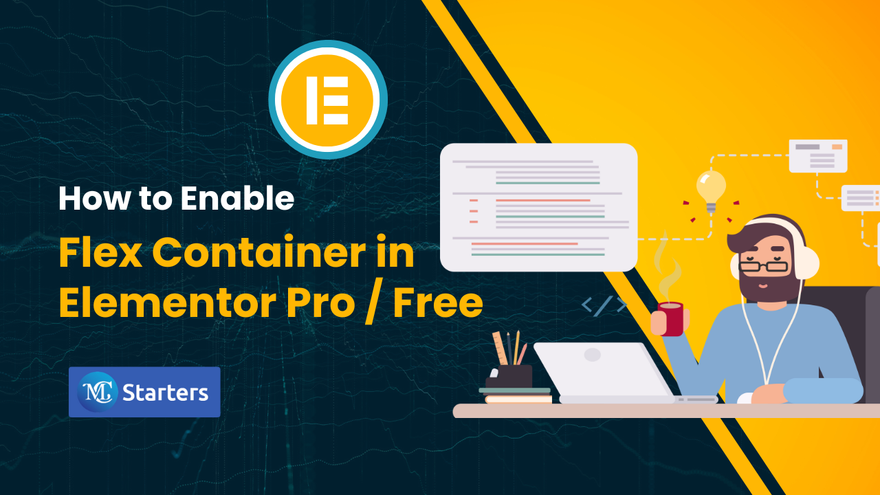 How to Enable Flex Container in Elementor Pro / Free?