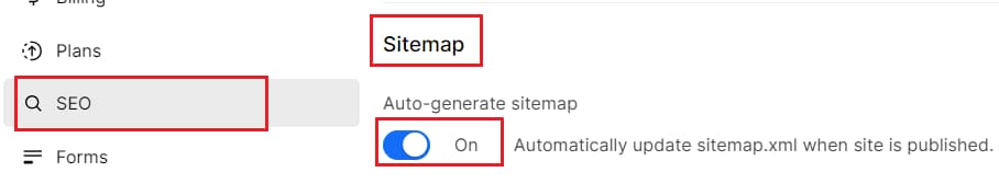 Create Sitemap in Webflow