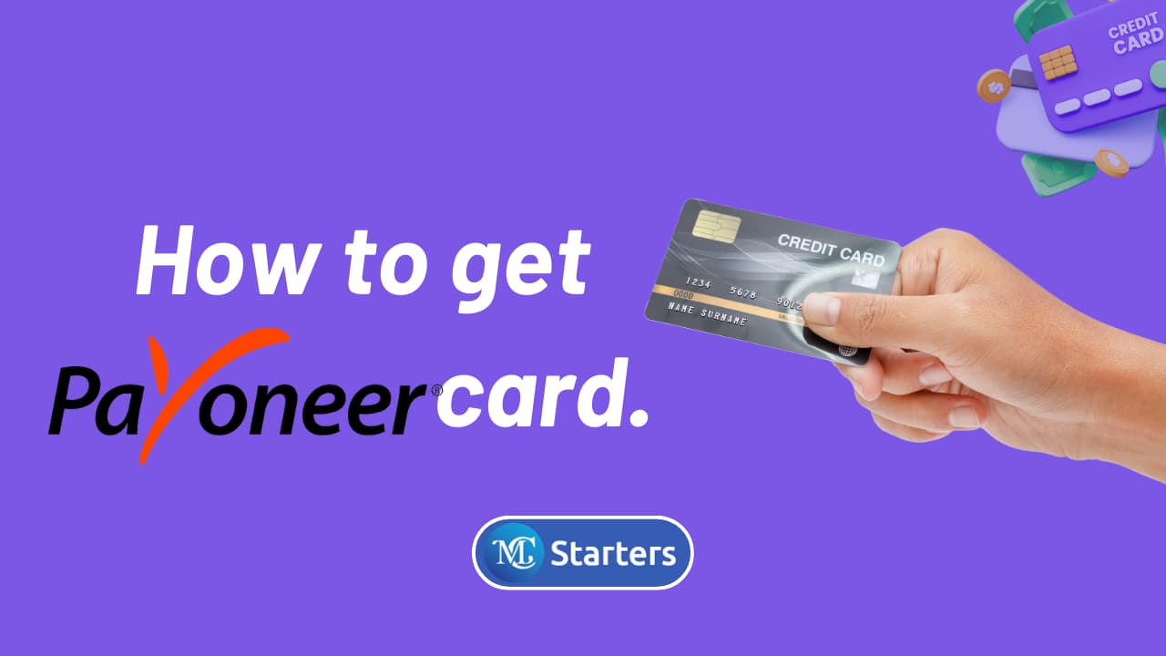 How to get a Payoneer card?