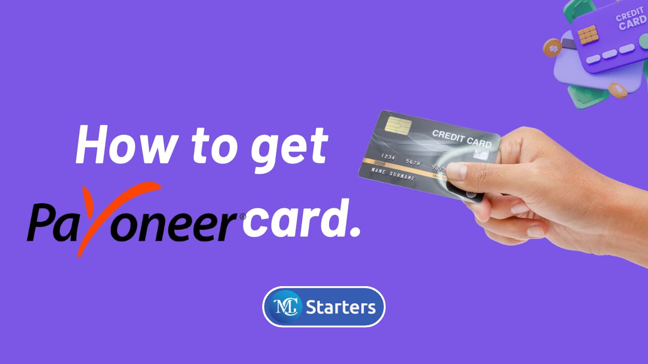 Get a Payoneer card