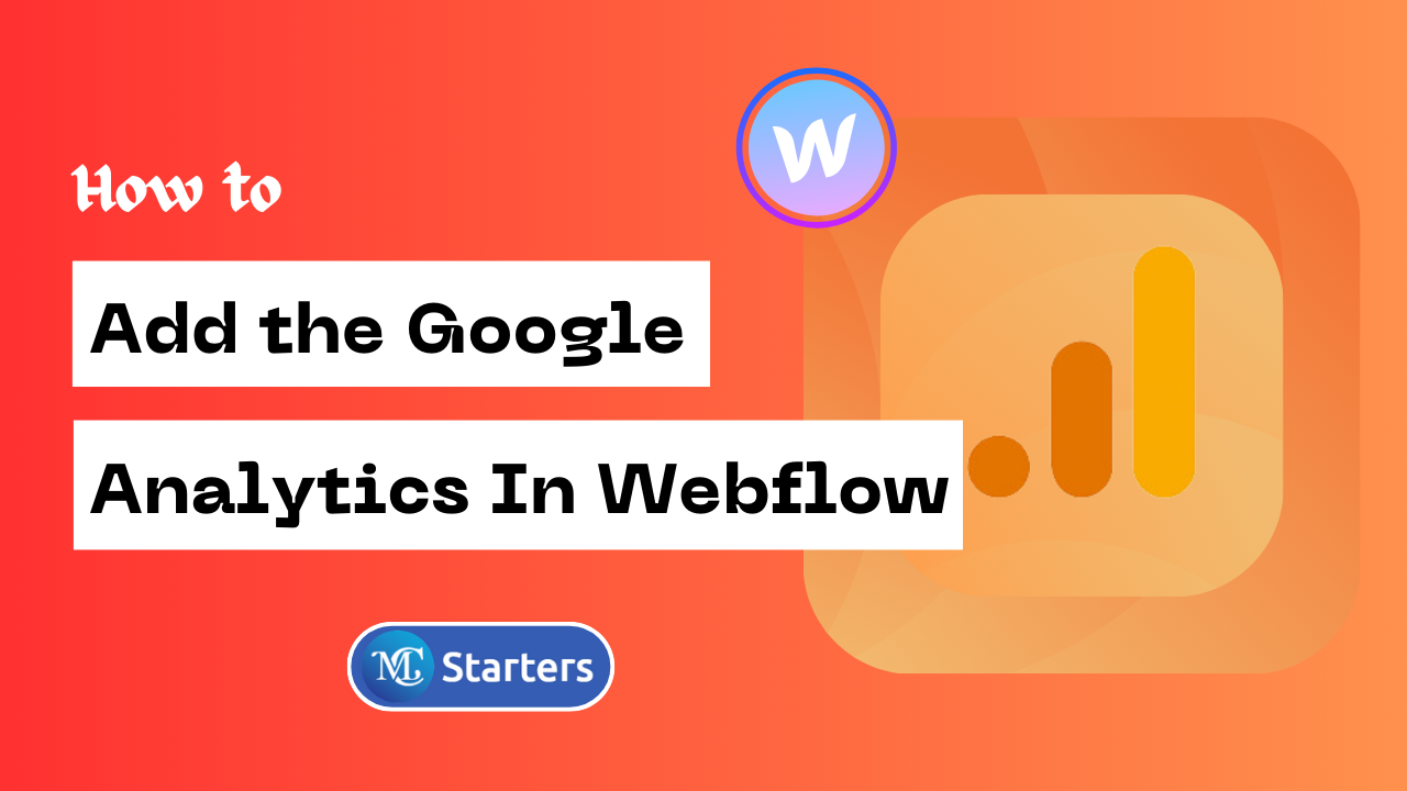 How to add the Google Analytics integration to your Webflow site?