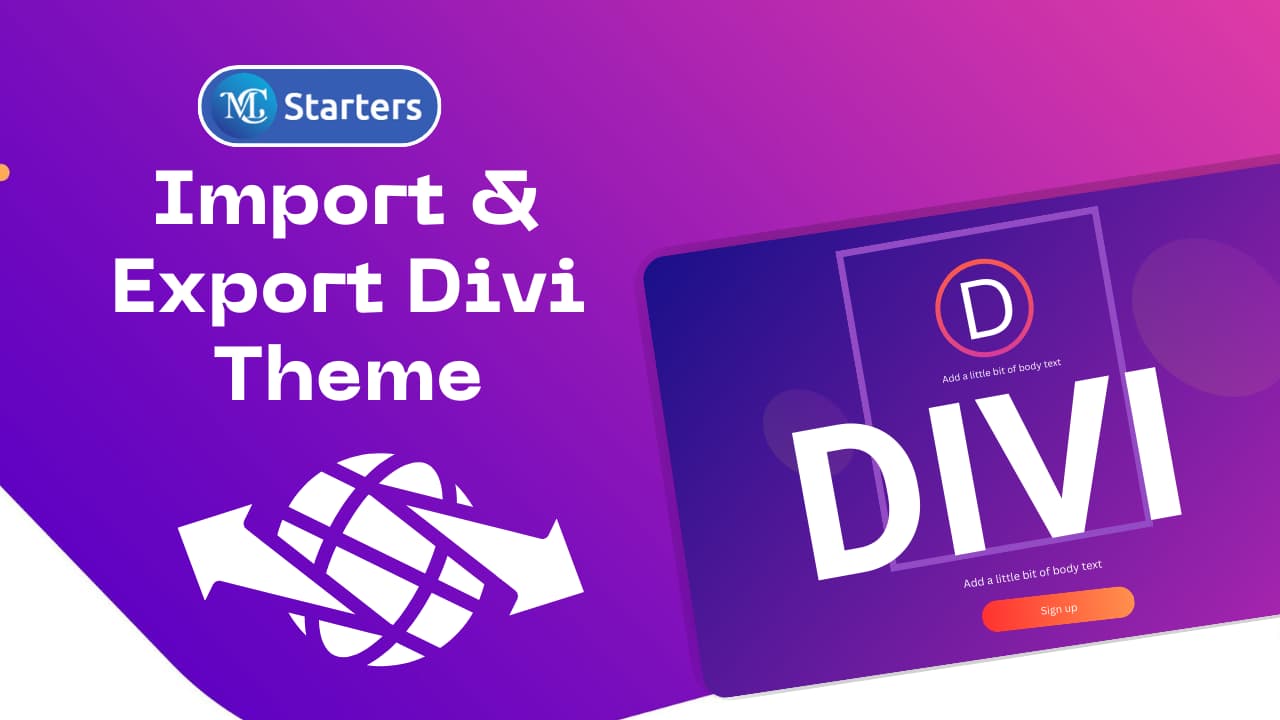 Import & Export Divi Theme Options in Divi