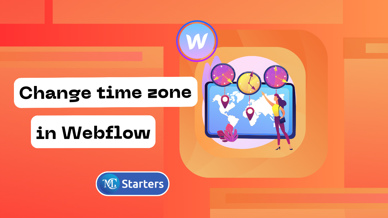 change time zone in Webflow