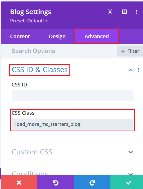 Add a Unique CSS Class Name