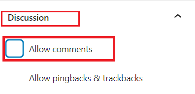 Disable Comments on Specific Posts or Pages