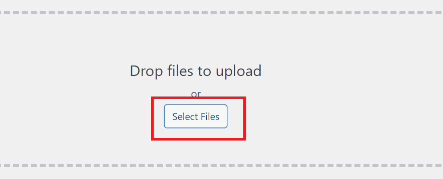 Upload your PDF file by dragging and dropping or using the Select Files option. 