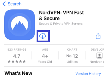 Download and install the NordVPN app on your device