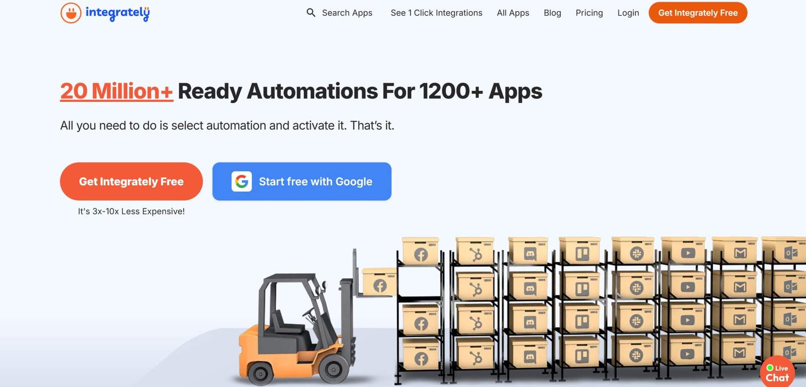 Integrately – Best for One-Click Automation