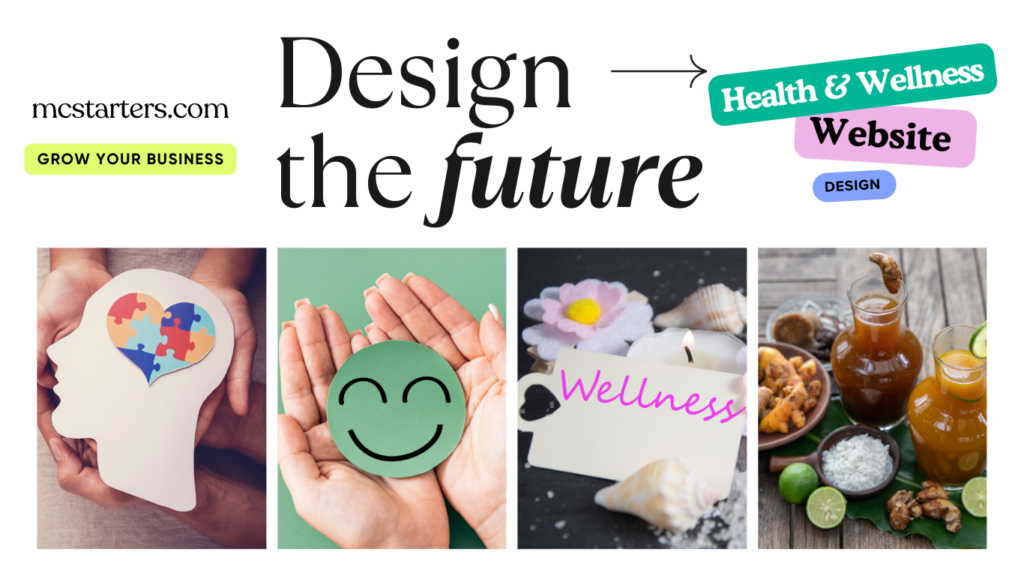 Health Wellness website design