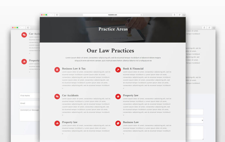 V3 Practice Area Law Elementor Templates