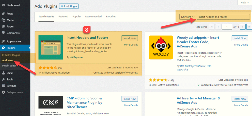How to Submit Website to Yandex Webmaster Tools 5 insert header and footer plugin