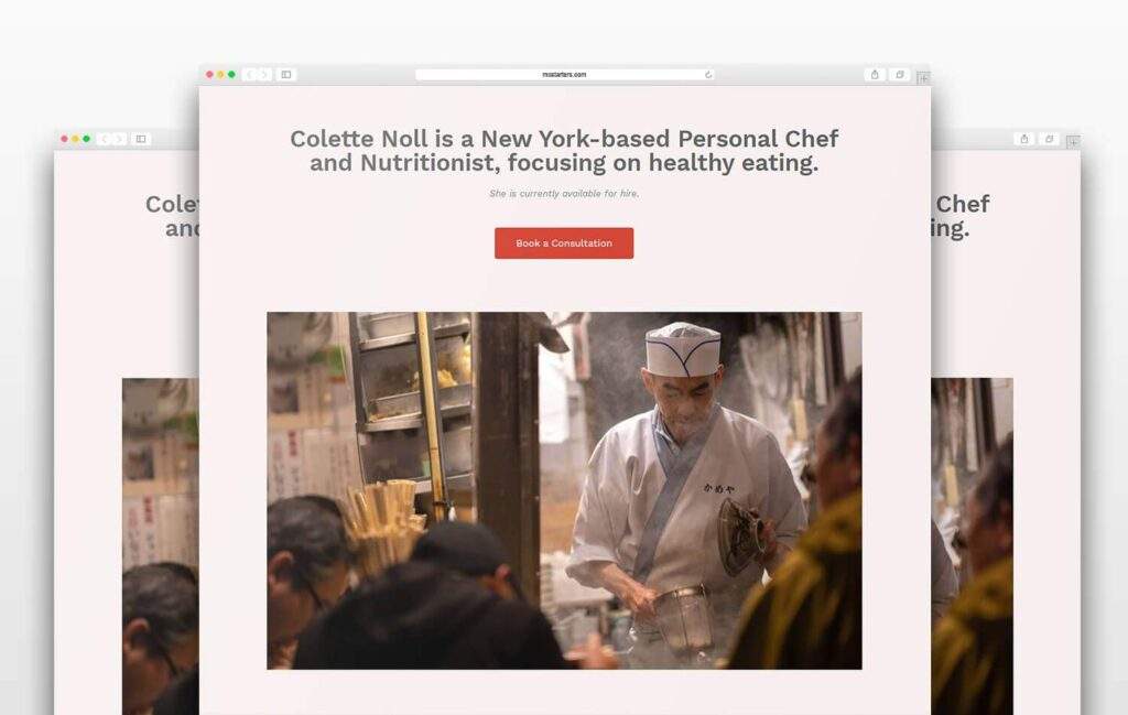 Free Elementor Templates Chef