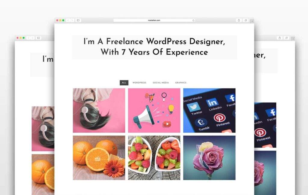 Free Elementor Templates for Freelancer