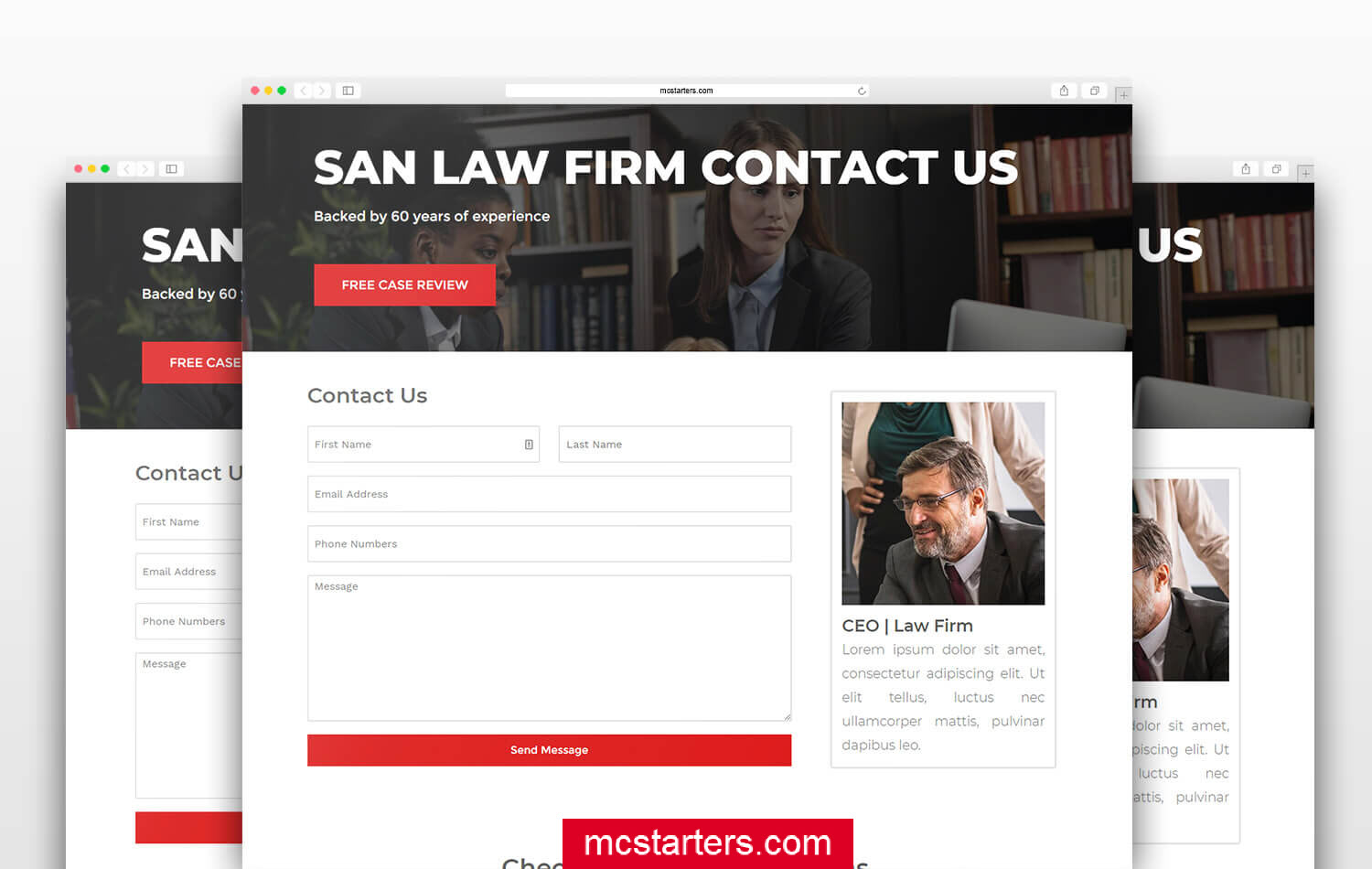 V4 Contact Law Elementor Templates