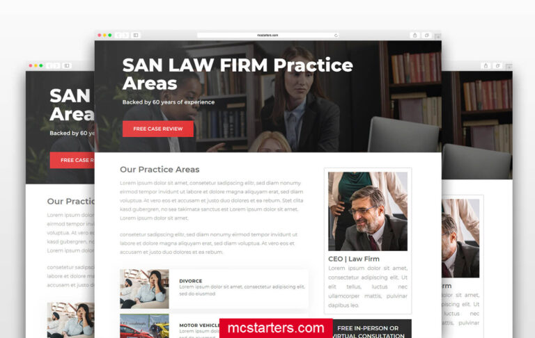 V4 Practice Area Law Elementor Templates