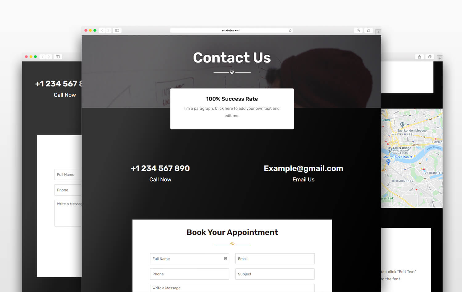 Agency Contact Elementor Template