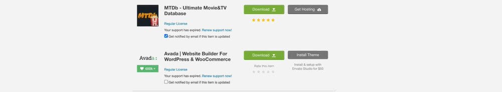 Download Avada theme
