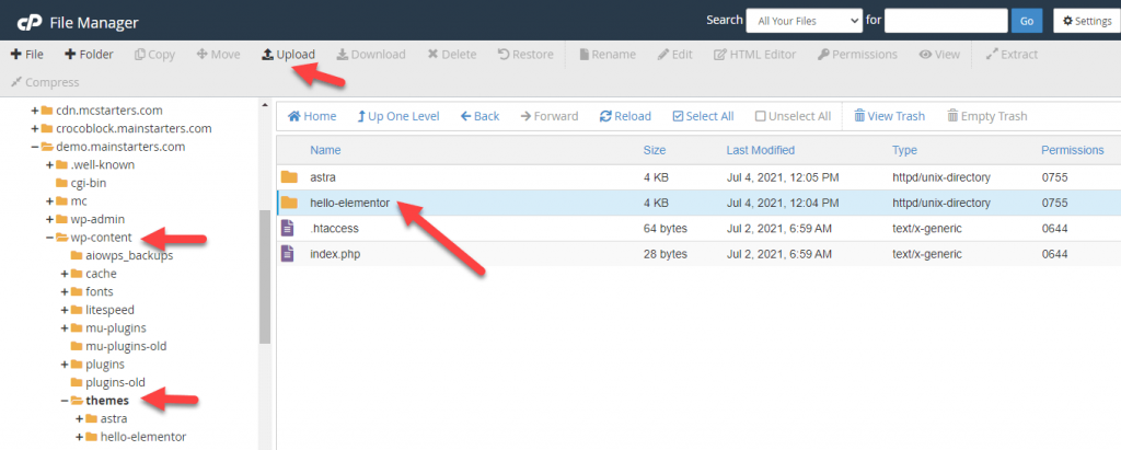 File Manager Cpanel