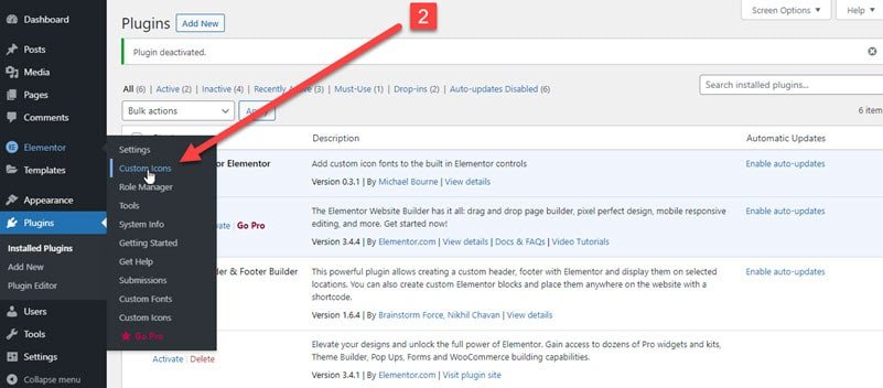 How to Add Custom Icons to Elementor Pro & Elementor Free 6 Go to Custom Icon Setting
