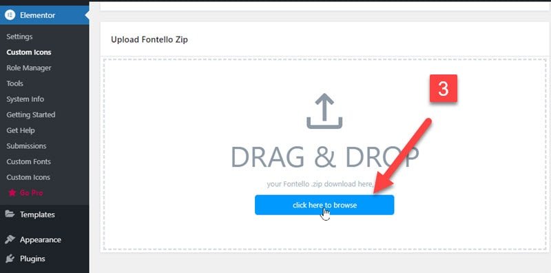 How to Add Custom Icons to Elementor Pro & Elementor Free 7 Upload Custom Icons Set File
