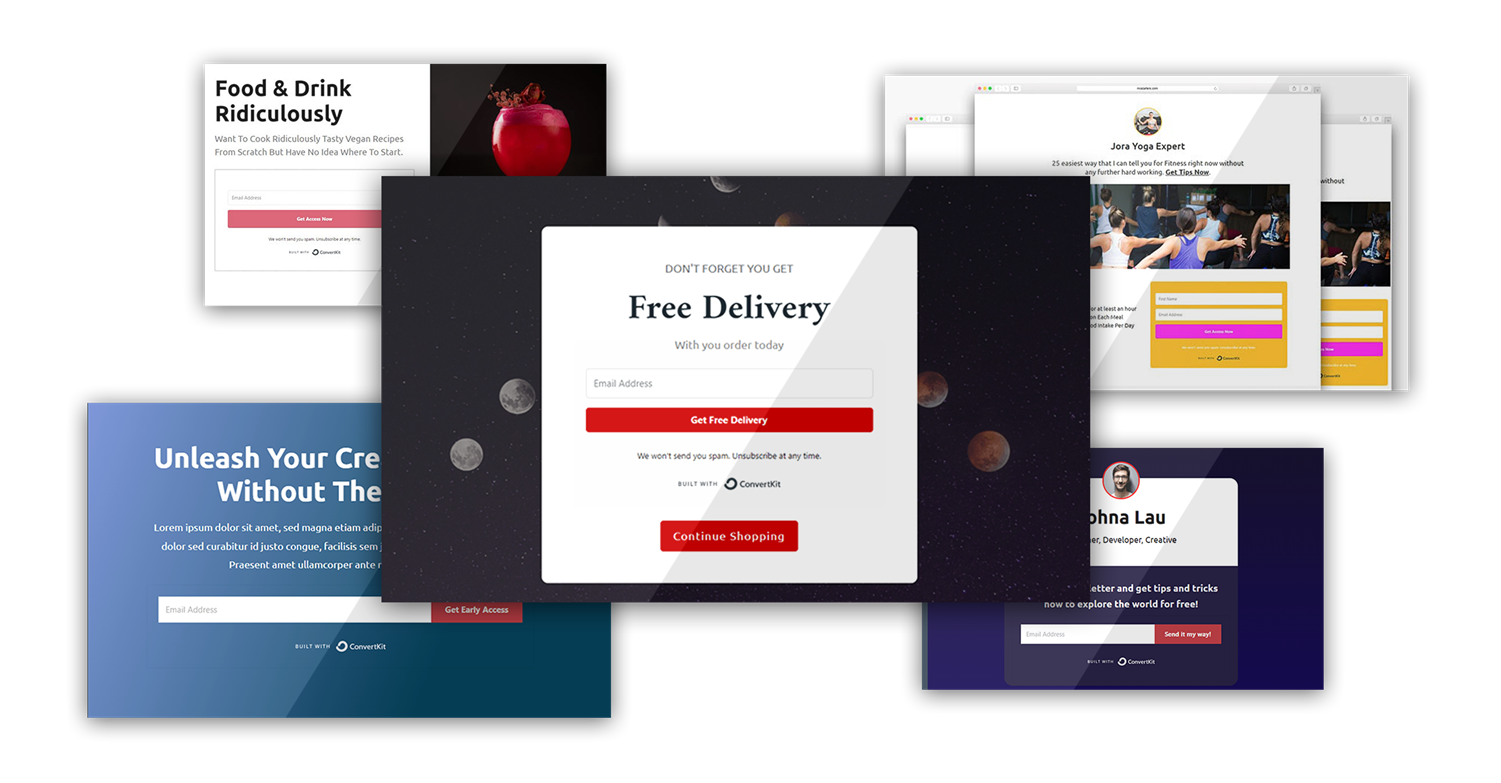 Free Squeeze Page Templates For WordPress Elementor