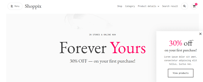 Best Elementor Template Kits For WordPress Website (Free + Pro) 2024 11 10-Shoppix-–-Luxury-Jewellery-Shop-Template-Kit-min