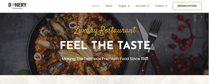Best Elementor Template Kits For WordPress Website (Free + Pro) 2024 12 11-Dinery-–-Elementor-Template-Kit-for-Restaurants-min