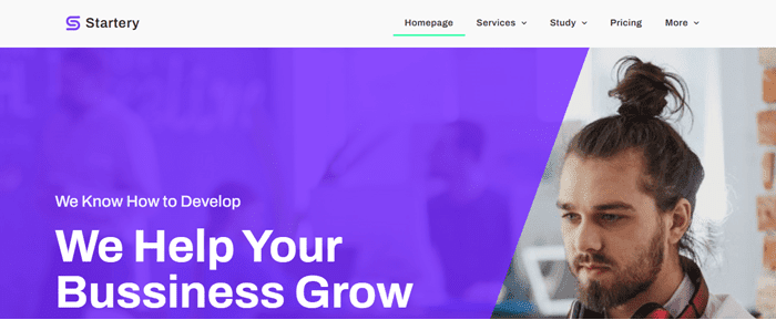 Best Elementor Template Kits For WordPress Website (Free + Pro) 2024 15 14-Startery-–-Business-Startup-Elementor-Template-Kit-min