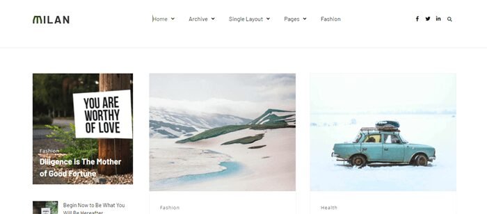 Best Elementor Template Kits For WordPress Website (Free + Pro) 2024 21 20-Milan-–-Blog-Magazine-Elementor-Template-Kit-min