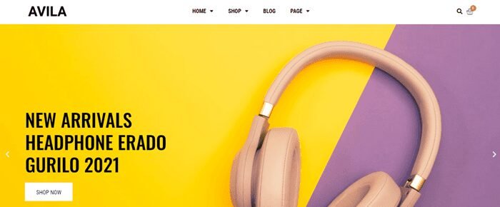 Best Elementor Template Kits For WordPress Website (Free + Pro) 2024 4 3-Avila-–-Electronic-Store-Elementor-Template-Kit-3-min
