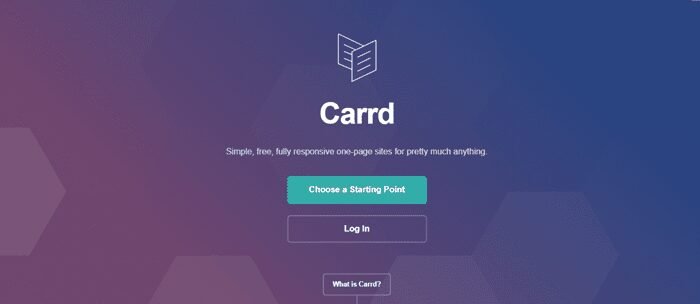 Best Landing Page Builders (2024) 1 Carrd