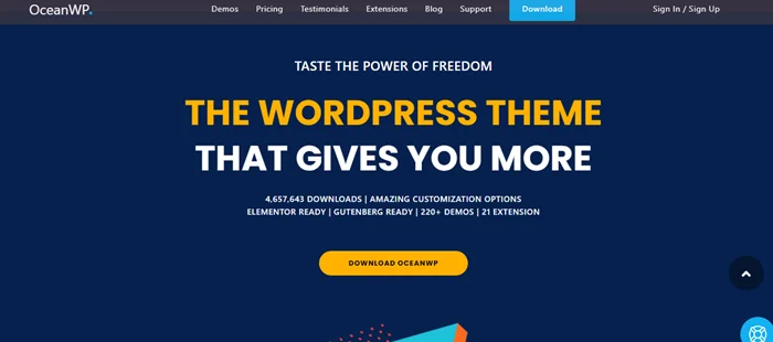 6 Best Free WordPress Themes For Elementor 6 OceanWP Theme