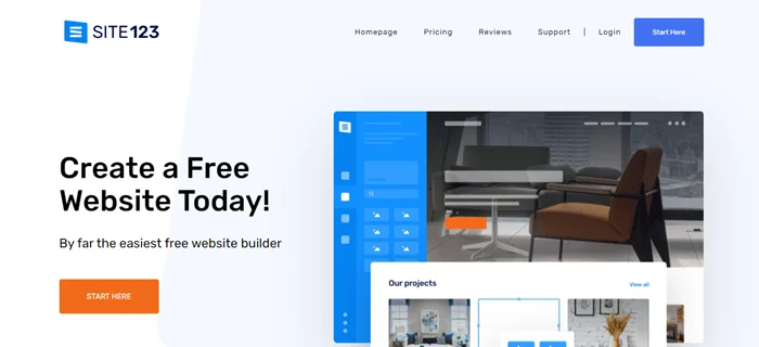 Site123 Builder