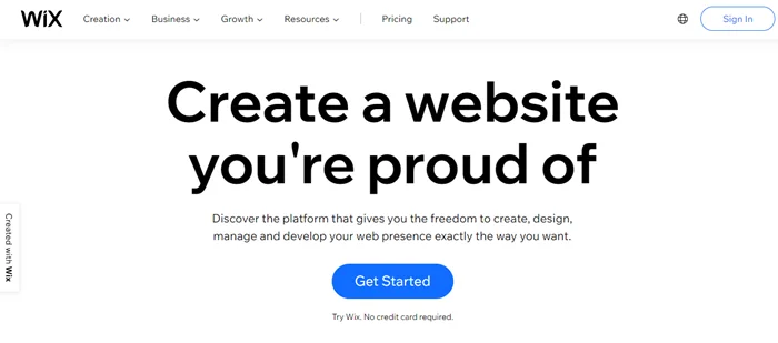 Wix Site Builder