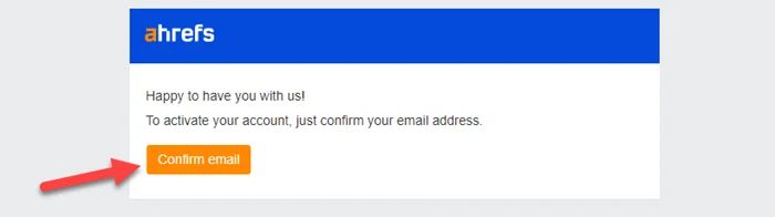 How to create free ahref account 2 Ahref Email Verification