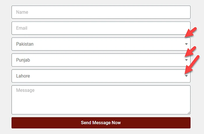 How to add Countries, States, and Cities on Elementor forms? 2 Elementor form