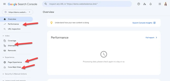 How to Submit website to Google Search Console 11 GCS Screen