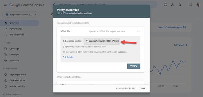 How to Submit website to Google Search Console 5 Google Search Console verify ownership