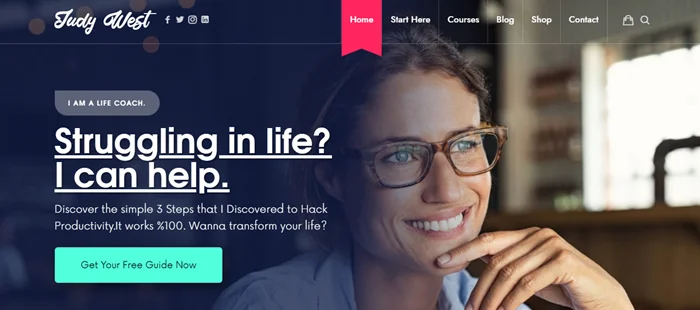 5 Best Elementor Themes For Education 5 Efor-Coaching & Online Courses WordPress Theme