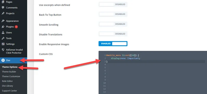 How to Hide Secondary Menu Items in Mobile Menu Divi 1 Hide Secondary Menu Items in Mobile Menu