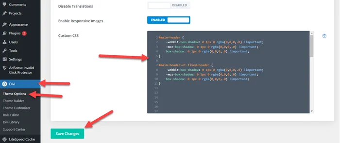 How to Remove Divi Header Shadow 1 How to Remove Divi Header Shadow