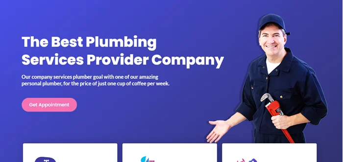 Plumber Pro – WordPress Theme for Repairing Services